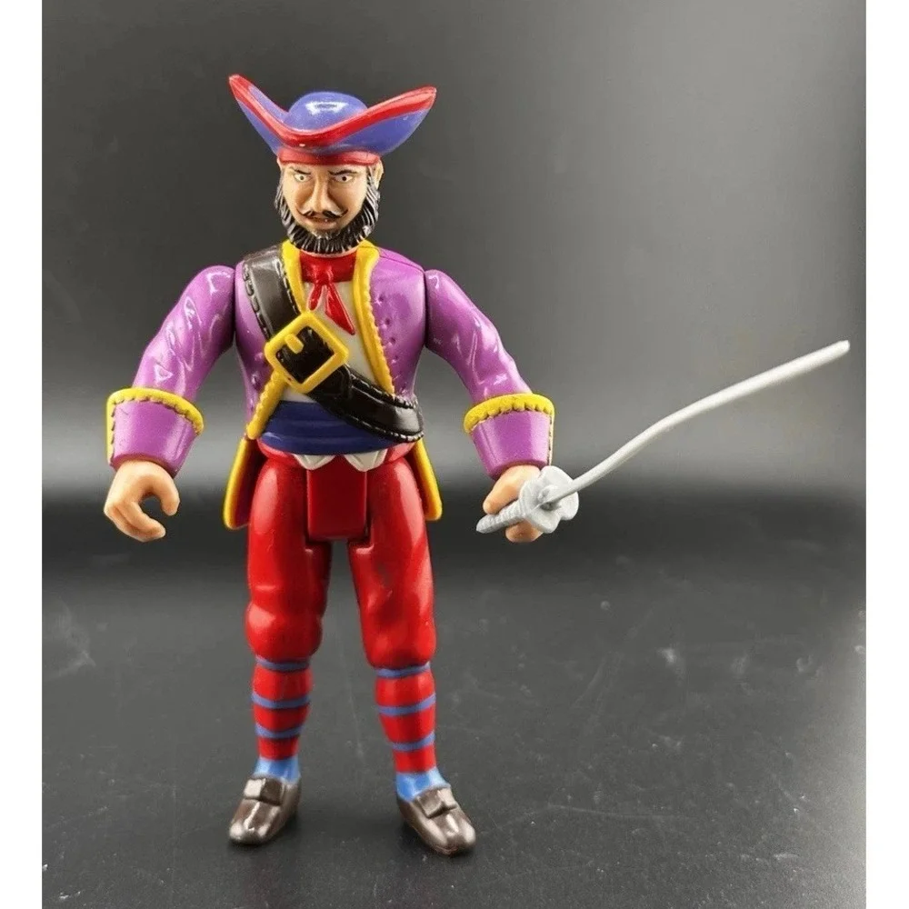 Vtg 1990 Imperial Pirates of the High Seas Captain Kidd Action Figure With Sword